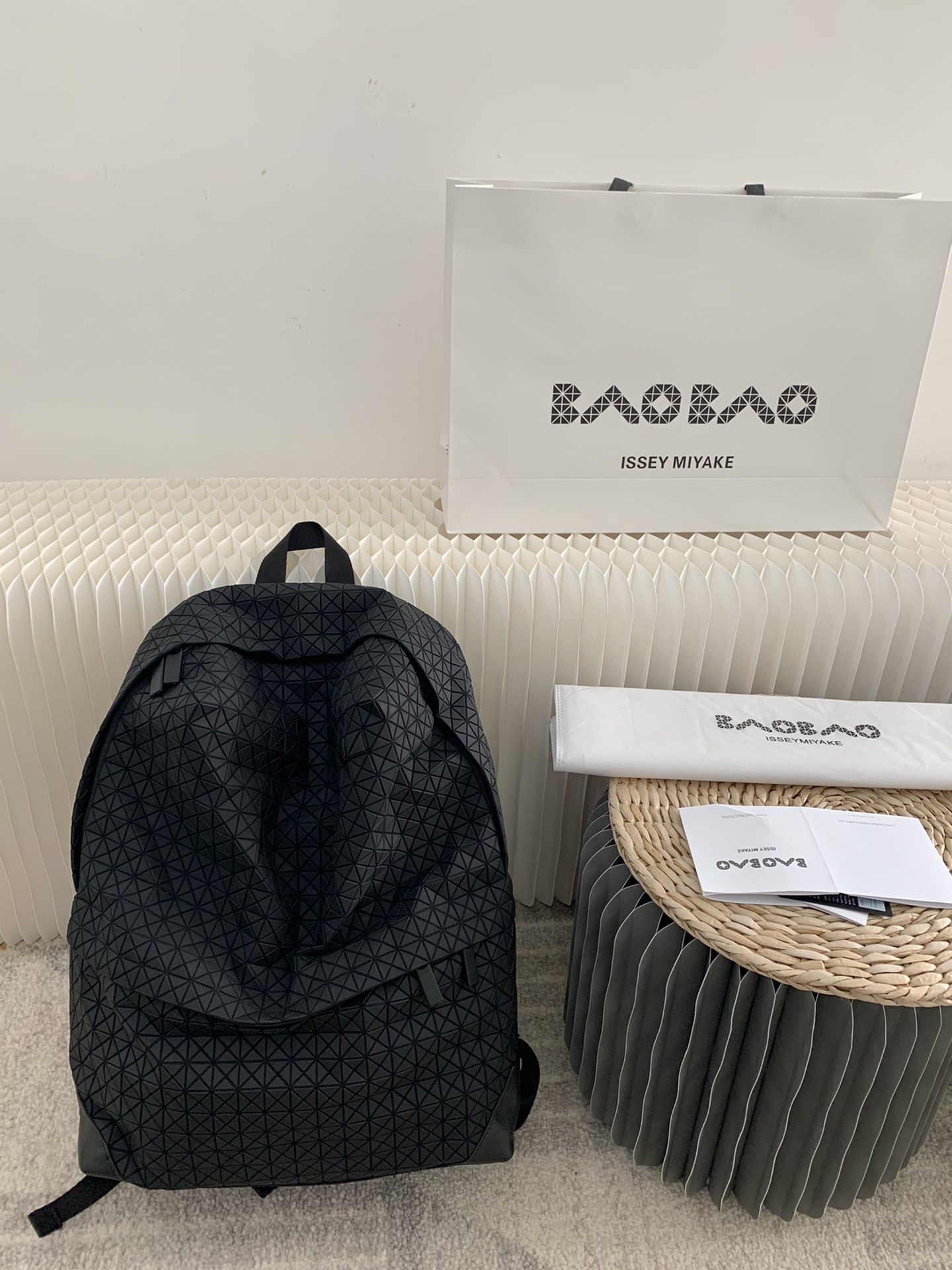 [Backpacks]IsseymiyakeKURO Minimalist package Issey Miyakemost IN fashion b