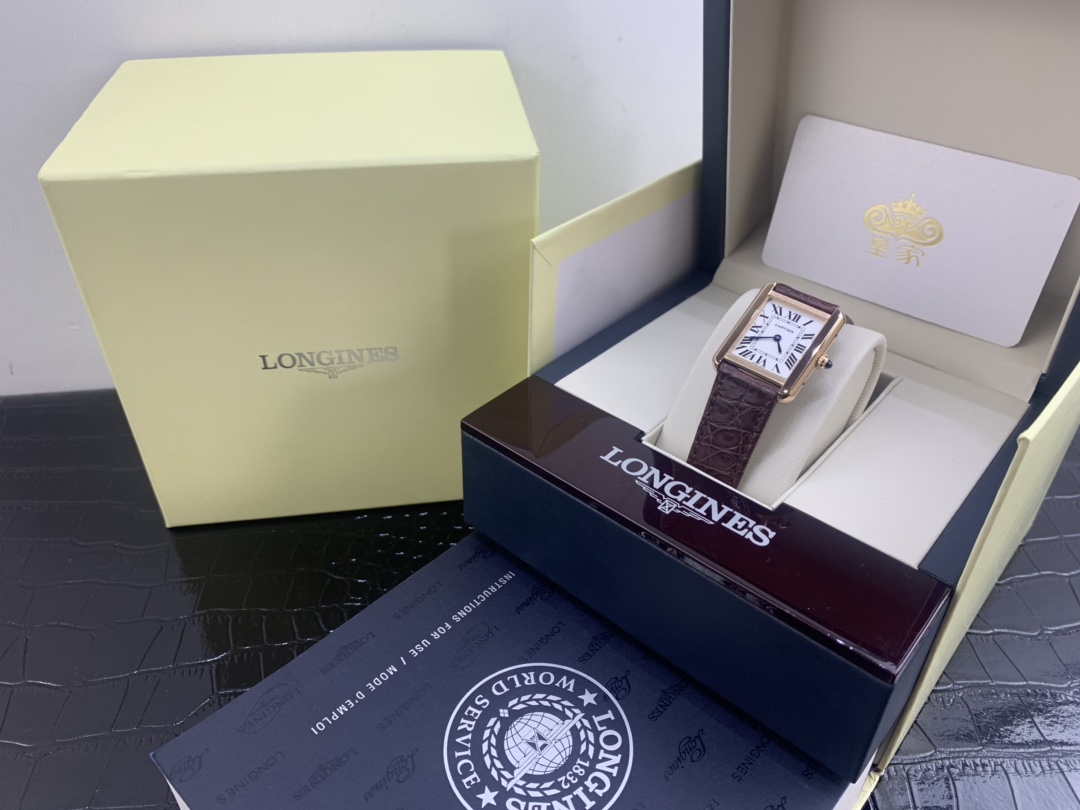 Cartier 皇家 卡地亚坦克女款玫瑰金表壳腕表