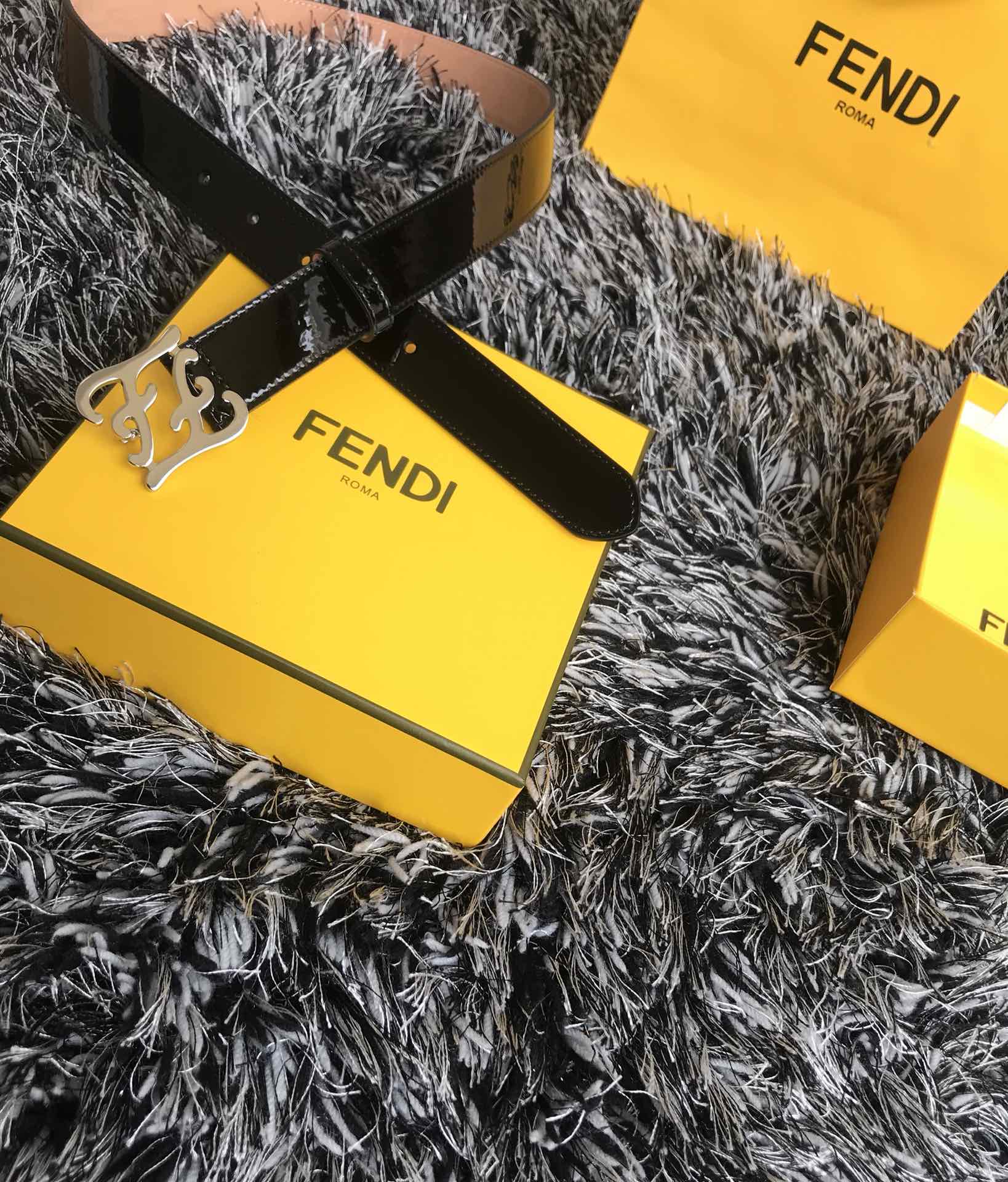 [Fendi Belts]Original original high-quality double-sided first layer cowhide P
