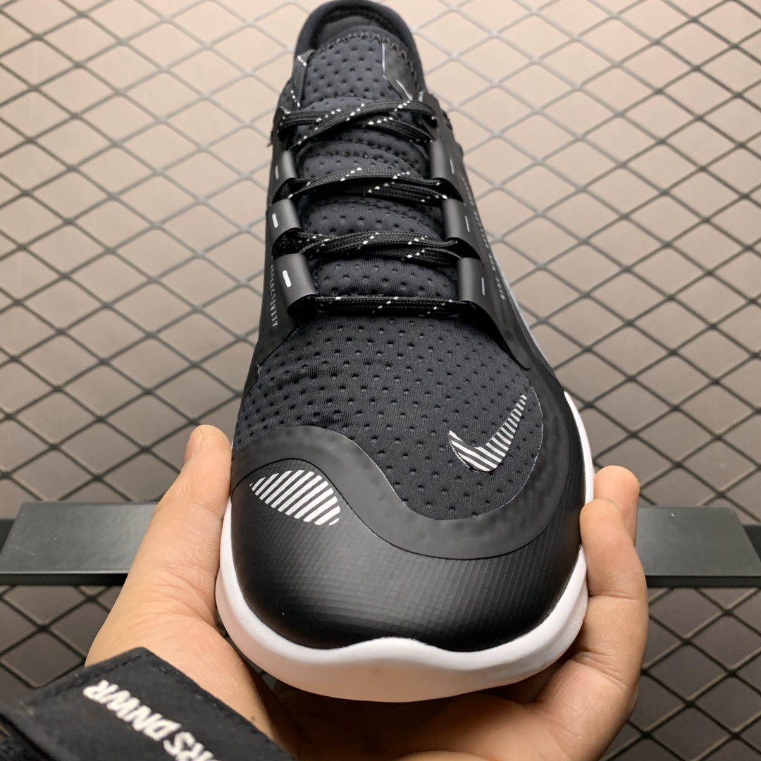 220 全码补货 Nike Free RN 5.0 Shield 赤足 机能防水鞋面 超轻透气缓震跑步鞋 BV1223-002