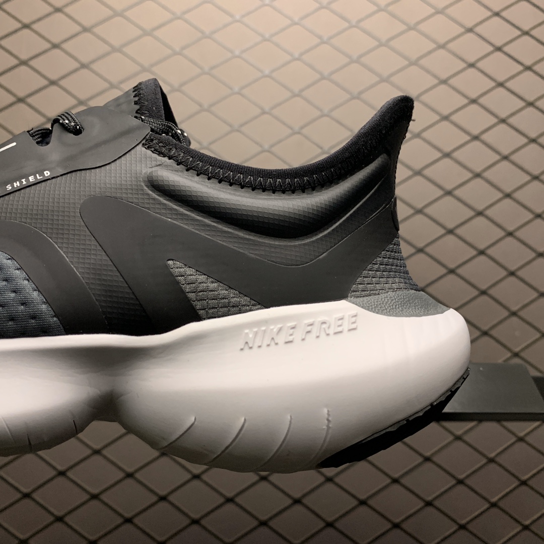 220 全码补货 Nike Free RN 5.0 Shield 赤足 机能防水鞋面 超轻透气缓震跑步鞋 BV1223-002