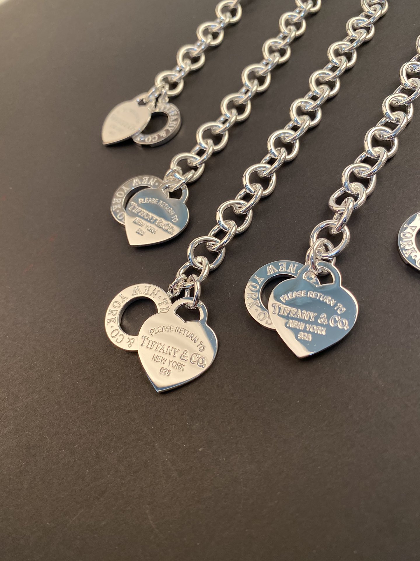 Tiffany & Co. Tiffany&Co. Heart Tag吊饰针扣粗手链