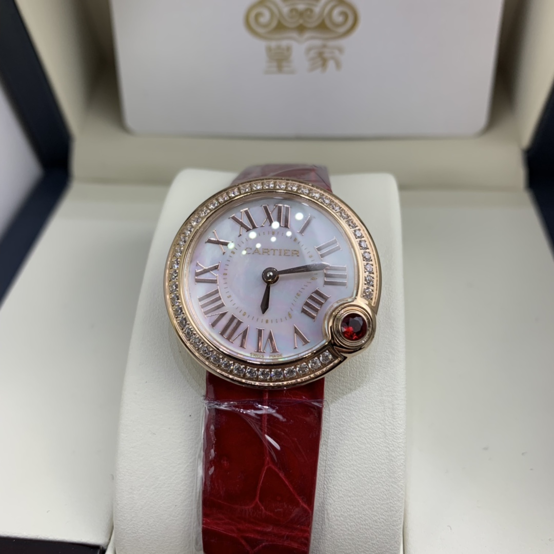Cartier 皇家 卡地亚白气球系列新春版红气球腕表