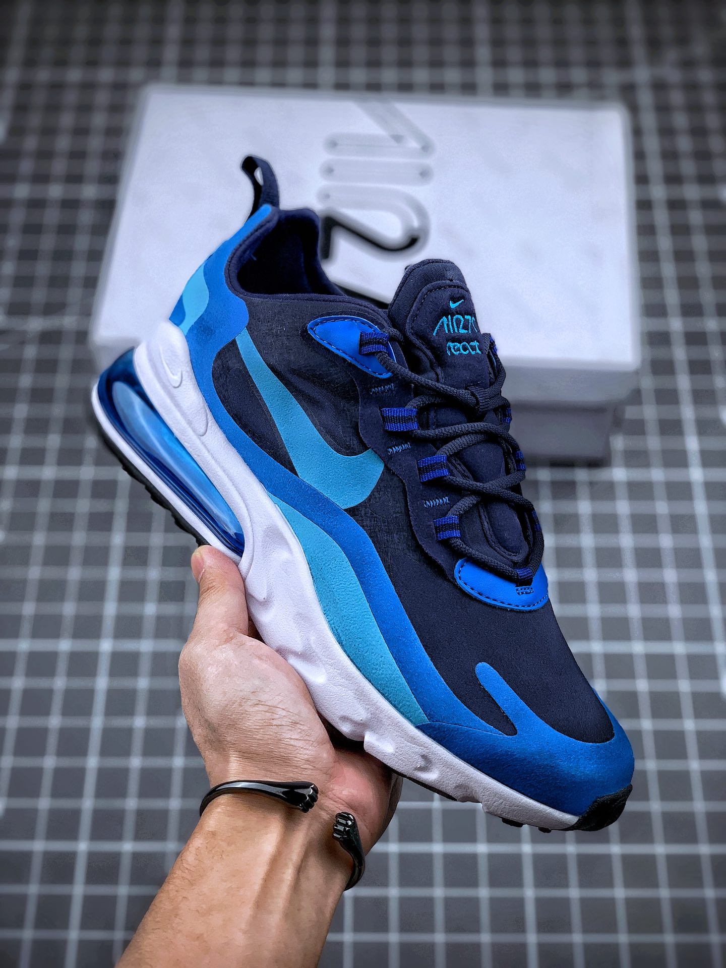 130 史诗级  持续输出   Air Max 270 React  原盒二维码原标 扫描秒进官网