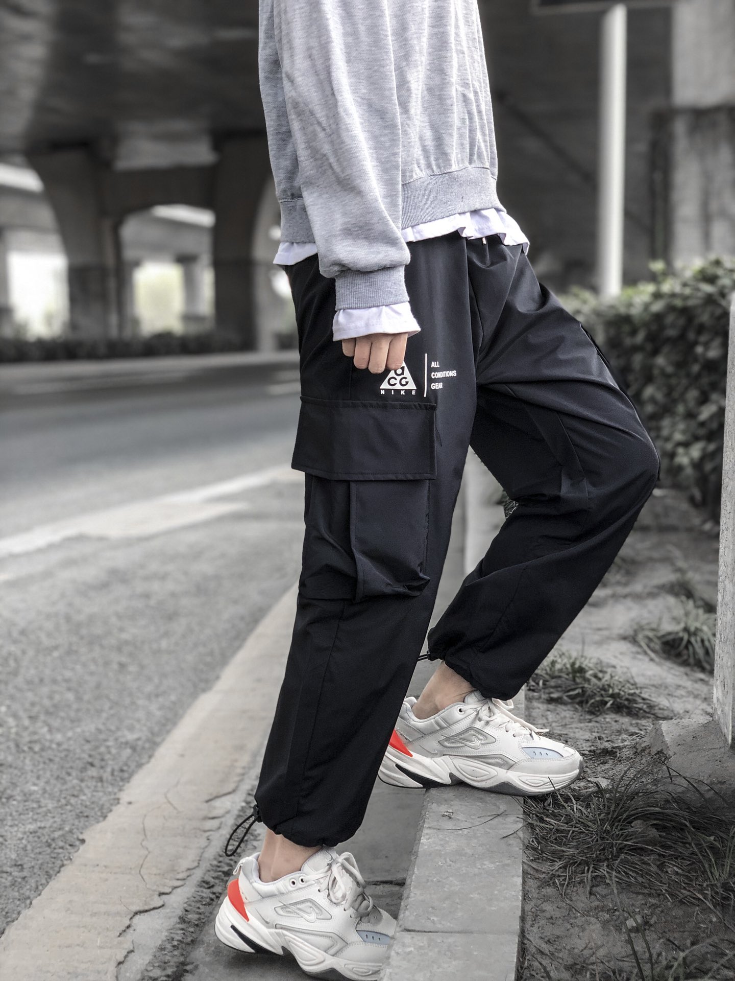 上新50 小红书推荐款! nike高端支线acg机能工装束脚裤这款