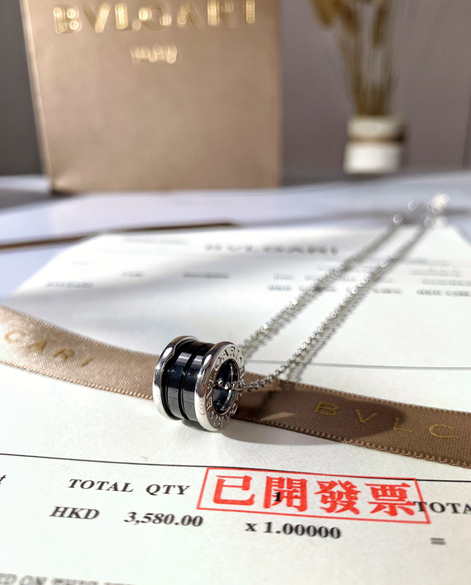 BVLGARI宝格丽慈善款小红人项链