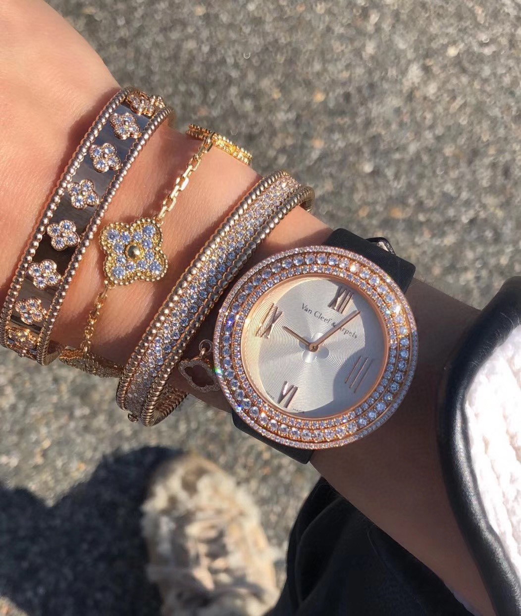 Van Cleef & Arpels 梵克雅宝 vca四叶草吊坠