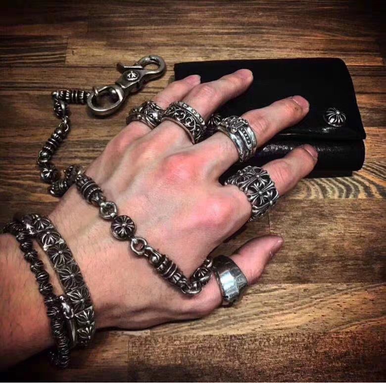 Chrome Hearts ‼克罗心方块十字架手链