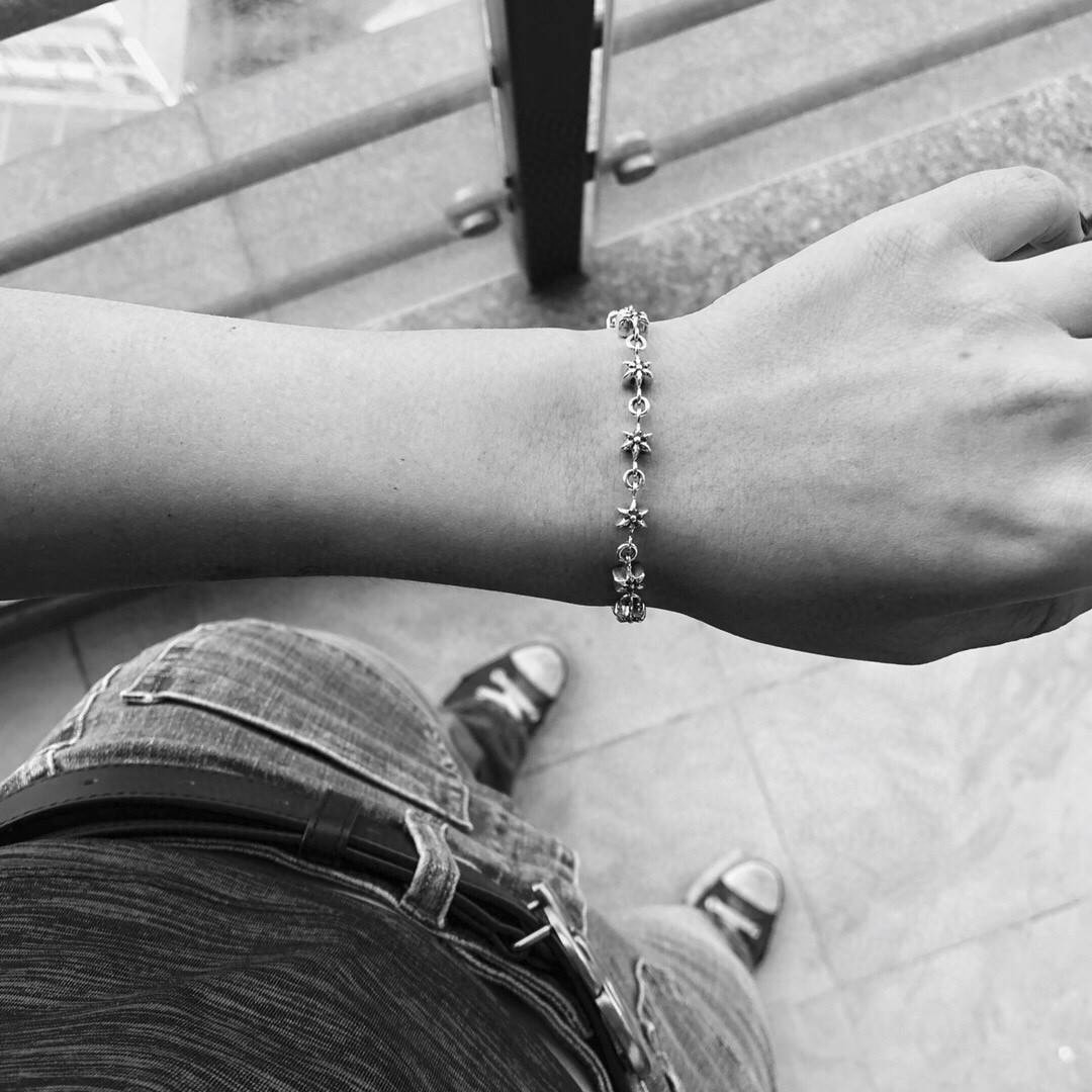 Chrome Hearts ‼ 克罗心Chrome hearts 六芒星插扣手链