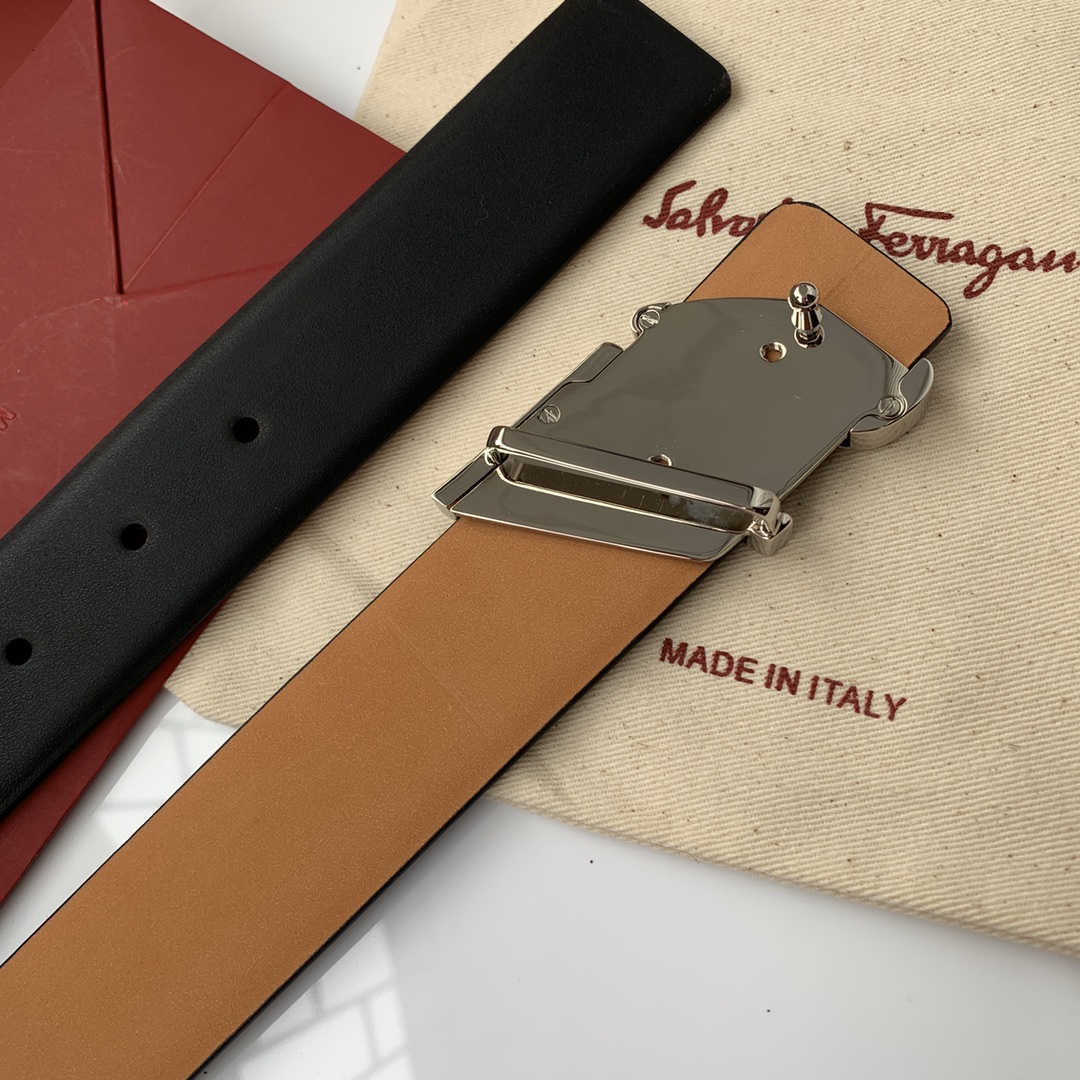 [Ferragamo Belts]Ferragamo Ferragamo authentic size 3.5cm official website syn