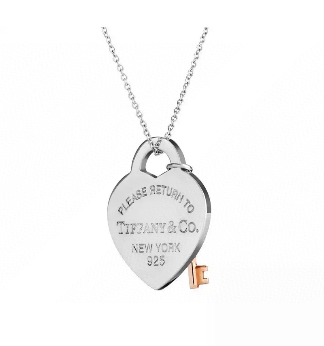 Tiffany & Co. Tiffany&Co.Heart Tag 爱心钥匙 锁骨项链
