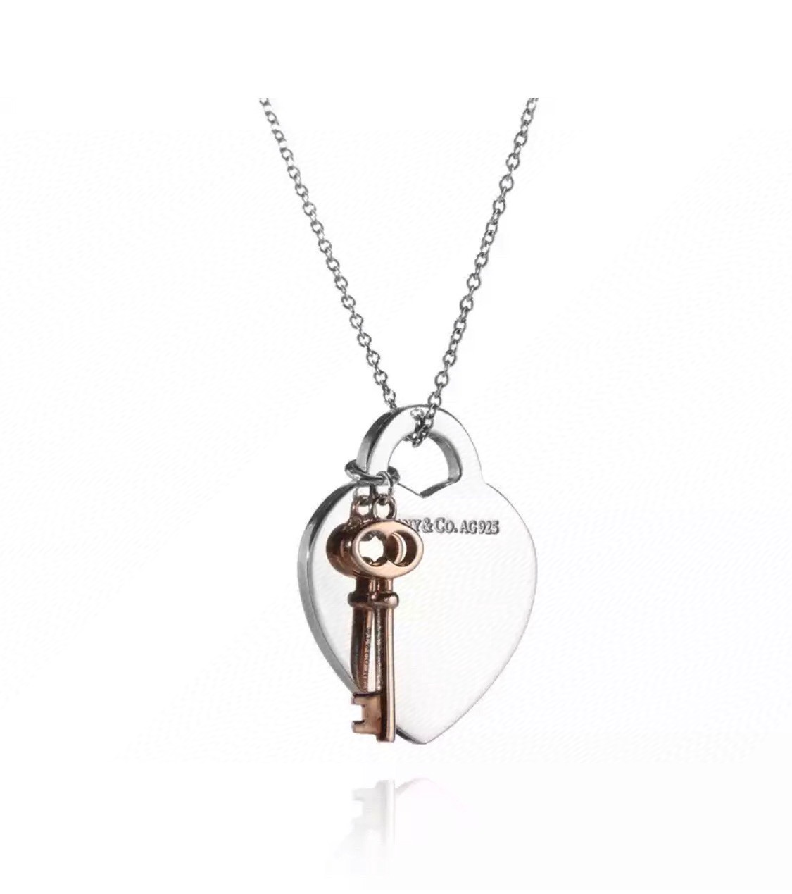 Tiffany & Co. Tiffany&Co.Heart Tag 爱心钥匙 锁骨项链