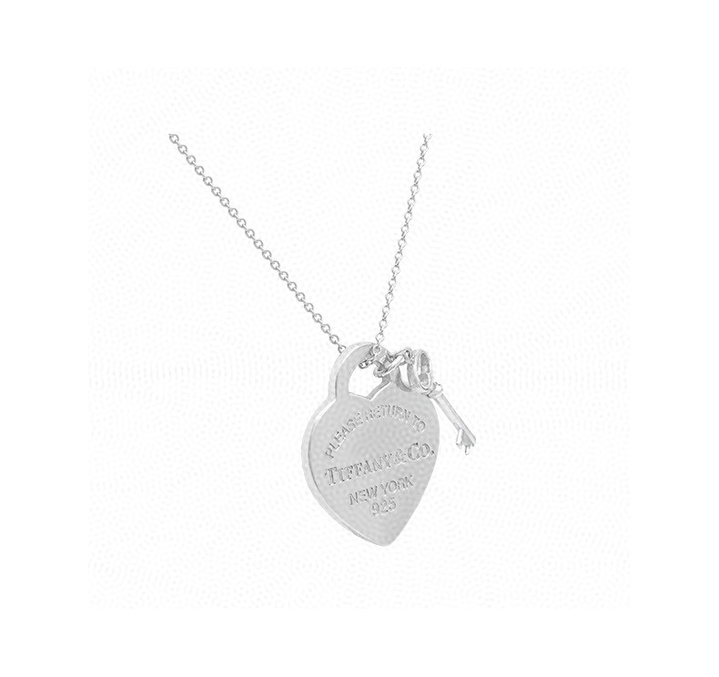 Tiffany & Co. Tiffany&Co.Heart Tag 爱心钥匙 锁骨项链