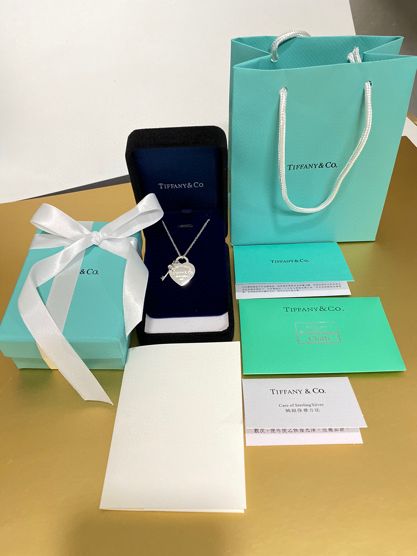 Tiffany & Co. Tiffany&Co.Heart Tag 爱心钥匙 锁骨项链