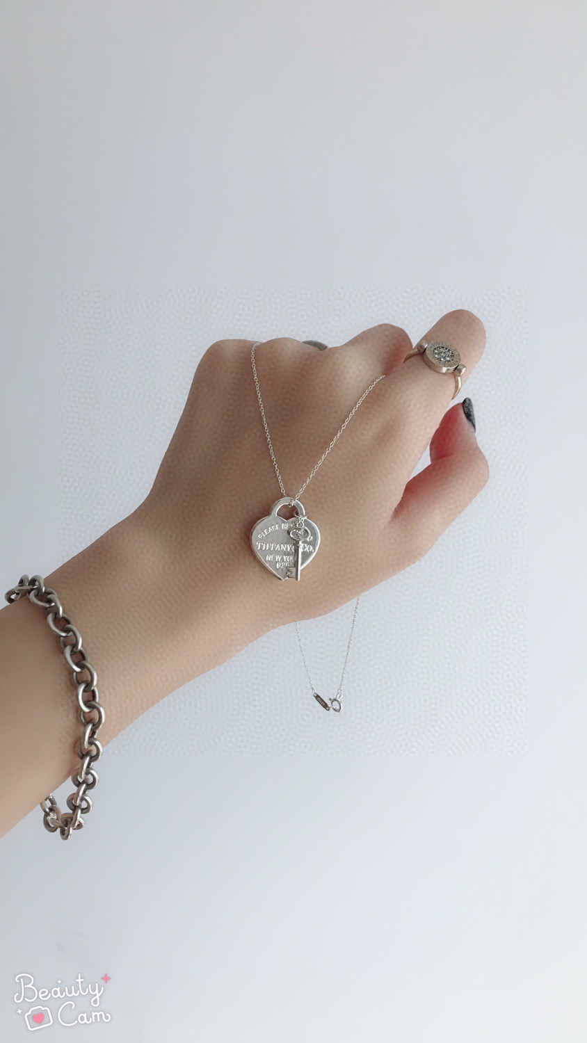 Tiffany & Co. Tiffany&Co.Heart Tag 爱心钥匙 锁骨项链