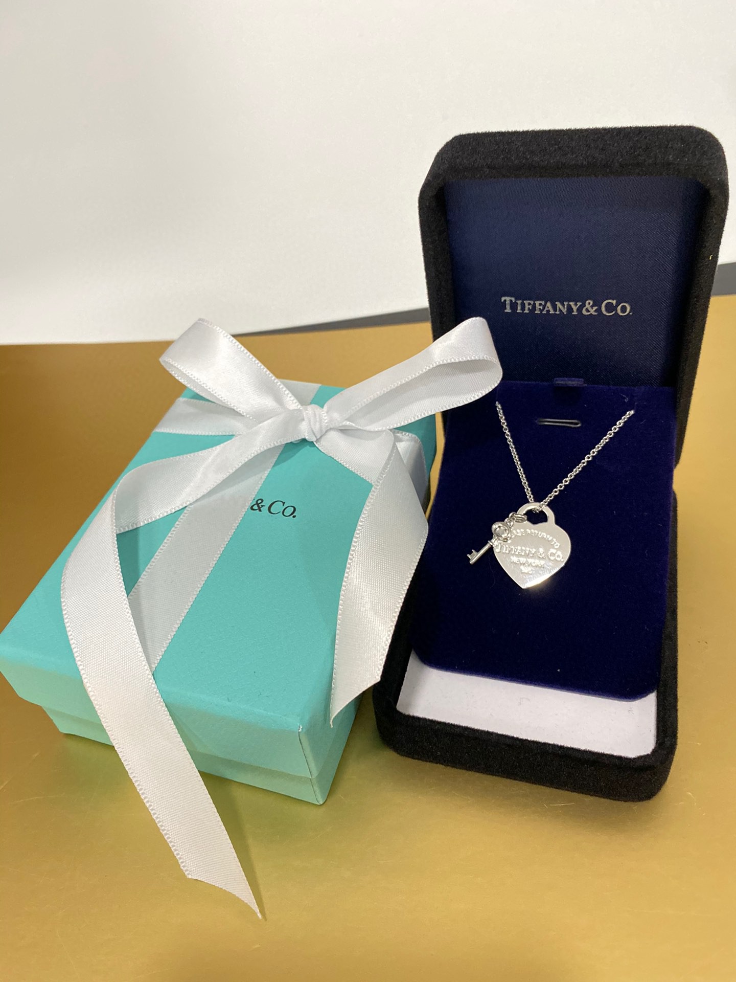 Tiffany & Co. Tiffany&Co.Heart Tag 爱心钥匙 锁骨项链