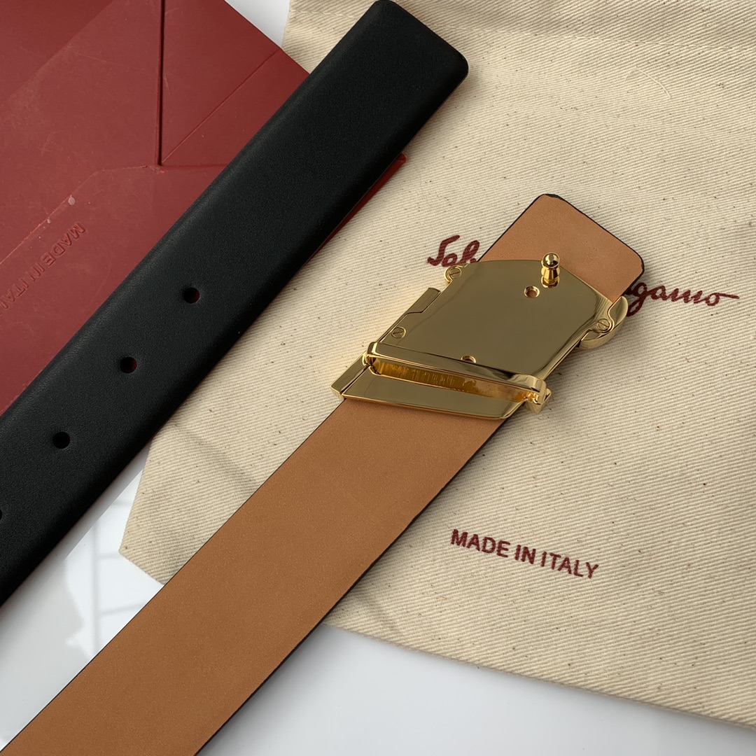 [Ferragamo Belts]Ferragamo Ferragamo authentic size 3.5cm official website syn