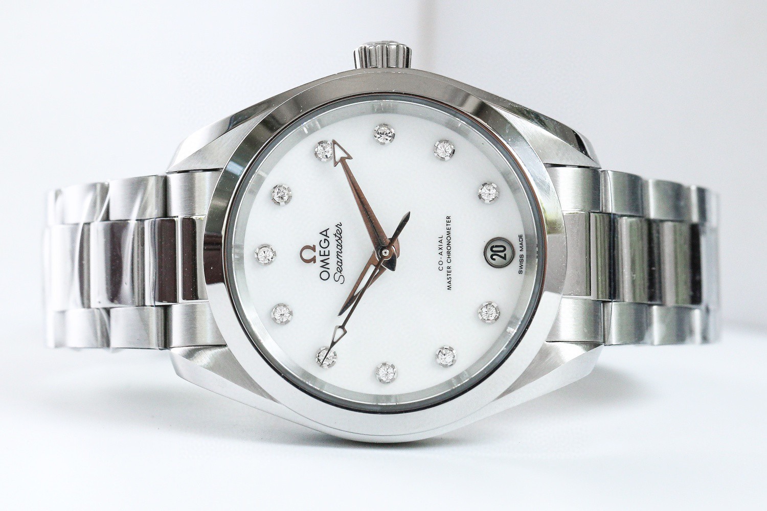Omega 皇家巨献 欧米茄海马150m女士机械腕表-34mm，搭载8800自动机械机芯，316精钢表壳表带，商务女神