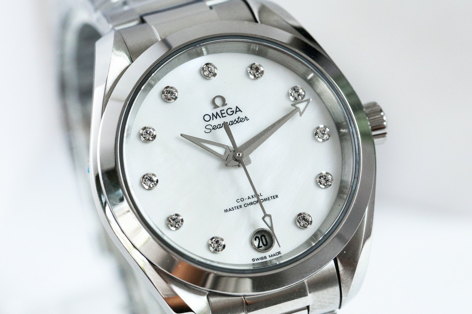 Omega 皇家巨献 欧米茄海马150m女士机械腕表-34mm，搭载8800自动机械机芯，316精钢表壳表带，商务女神
