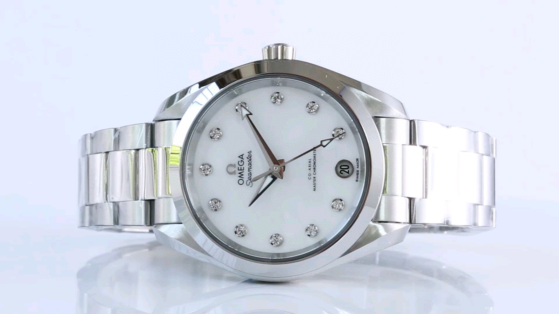 Omega 皇家巨献 欧米茄海马150m女士机械腕表-34mm，搭载8800自动机械机芯，316精钢表壳表带，商务女神