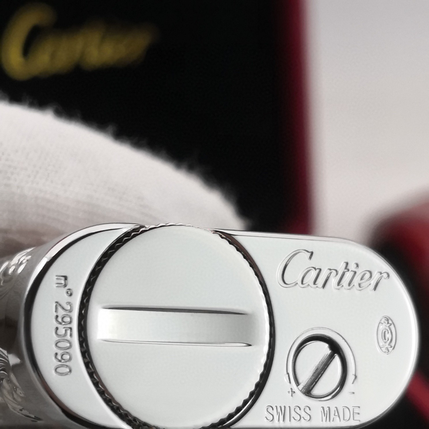 卡地亚 Cartier 高定典藏经典高奢皮具手袋托特包斜挎包女包 #472AFE1A 4