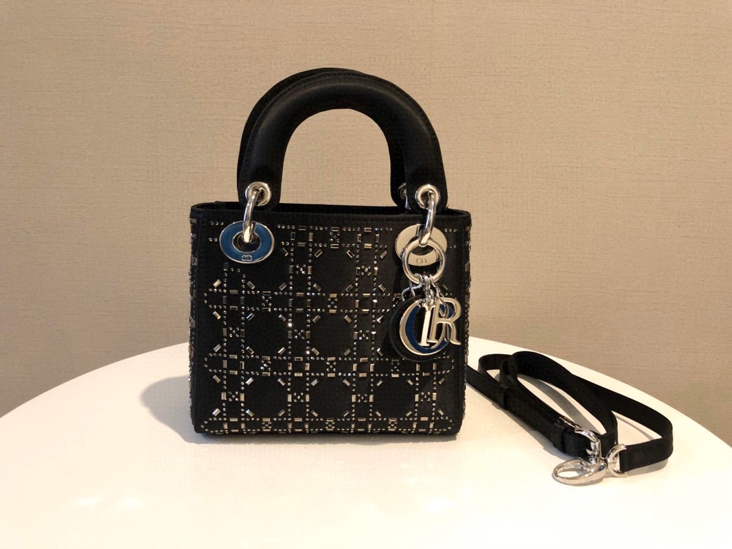 Authentic Black Chanel Caviar Leather Bag