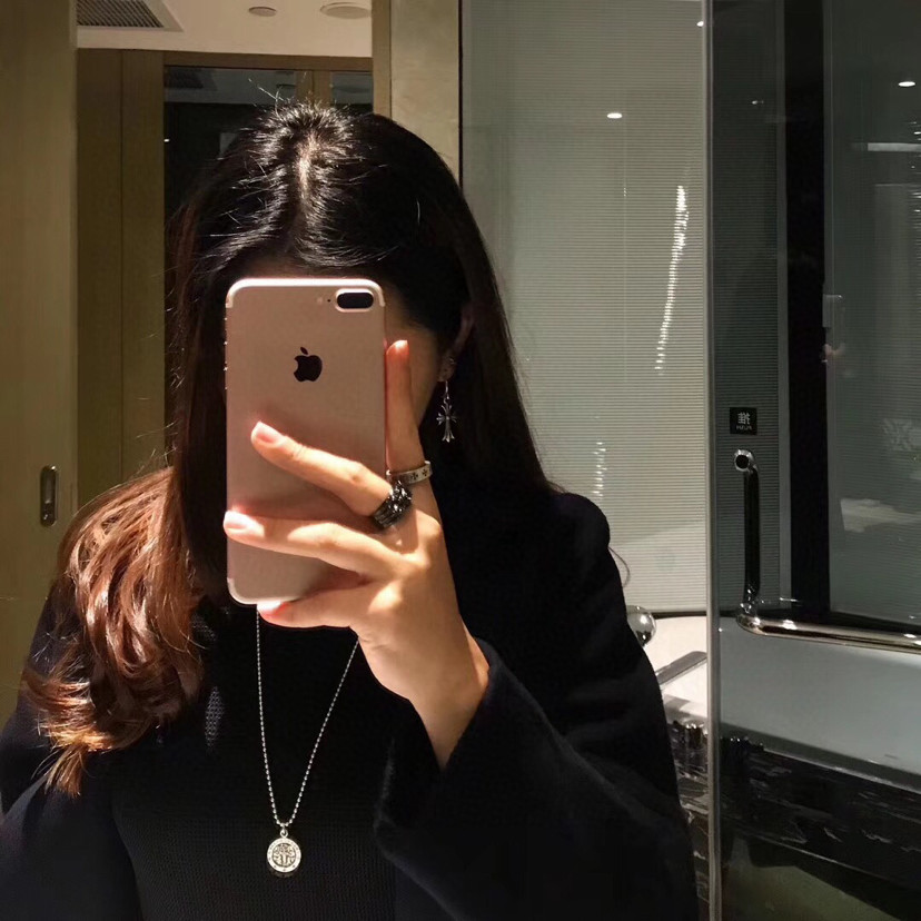 Chrome Hearts MZ出品， 开版 克罗心宝剑fuckyou 天使牌项链