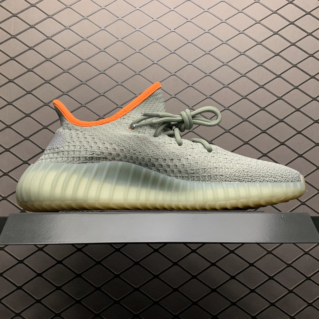 Pure Adidas Yeezy 350V2 FX9035 "DESERT SAGE" Kanye Yeezy 350 Desert Sage 3