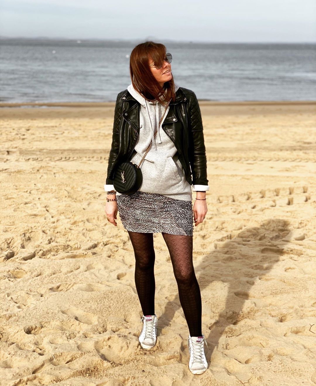 Saint laurent Ysl 最新VINYLE鱼子酱小圆包 610436黑色