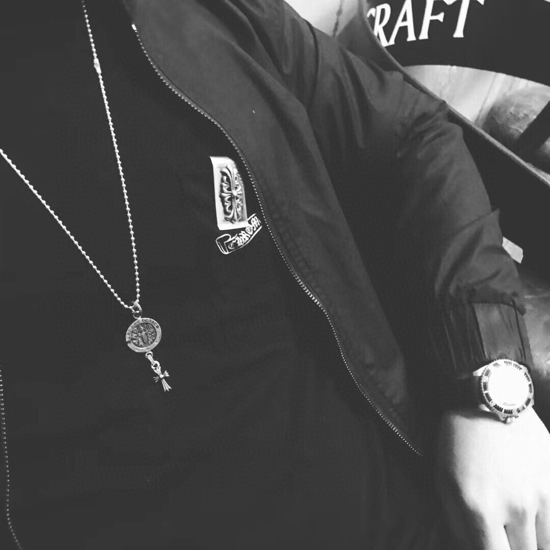 Chrome Hearts MZ出品， 开版 克罗心圆牌五花十字架项链