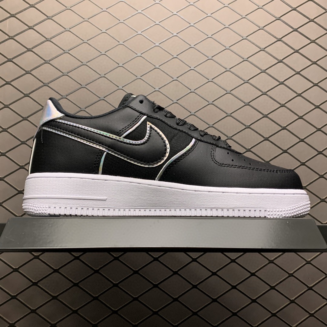 130  Nike Air Force 1'07 LV8 4 空军一号镭射超级碗 低帮运动休闲板鞋 AT6147-001