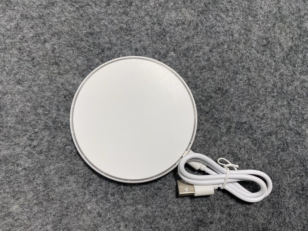 AirPods2代配件 无线充电盘 黑色 灰色保护壳