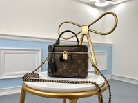 Wholesale Sale
 Louis Vuitton Handbags Cosmetic Bags Monogram Reverse Canvas Spring/Summer Collection Chains M45165