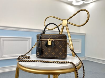 Wholesale Sale Louis Vuitton Handbags Cosmetic Bags Monogram Reverse Canvas Spring/Summer Collection Chains M45165