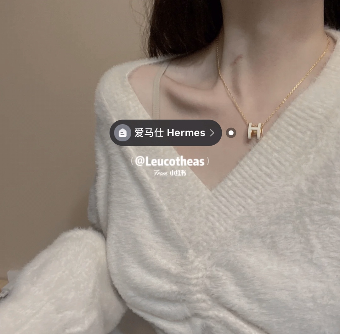 NO:102652,Hermes H necklace, Hermes necklace, hermes, necklace19860909爱马仕 H 项链,爱马仕项链,hermes,necklace,Jewelry