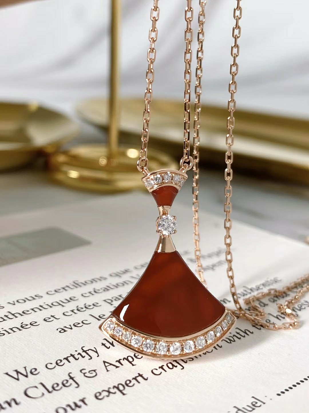 Bvlgari 宝格丽 18k金 大号头尾裙子