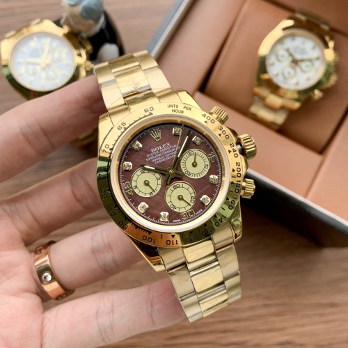 Rolex Daytona Gold-Tone Stainless Steel Automatic Multifunction Watch 24 Rolex Daytona Gold-Tone Stainless Steel Automatic Multifunction Watch