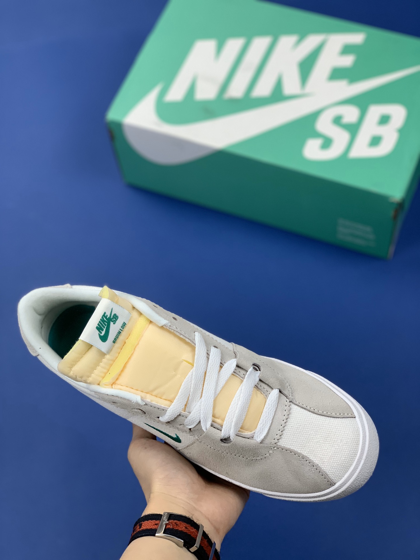 140  公司级 耐克 Nike SB ZOOM BRUIN EDGE“小勾”SB休闲时尚滑板鞋 CD5036-100