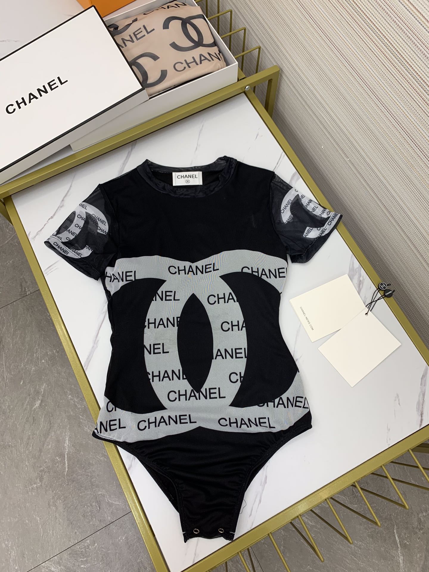 Chanel mirror quality
 Clothing Swimwear & Beachwear Summer Collection b81007