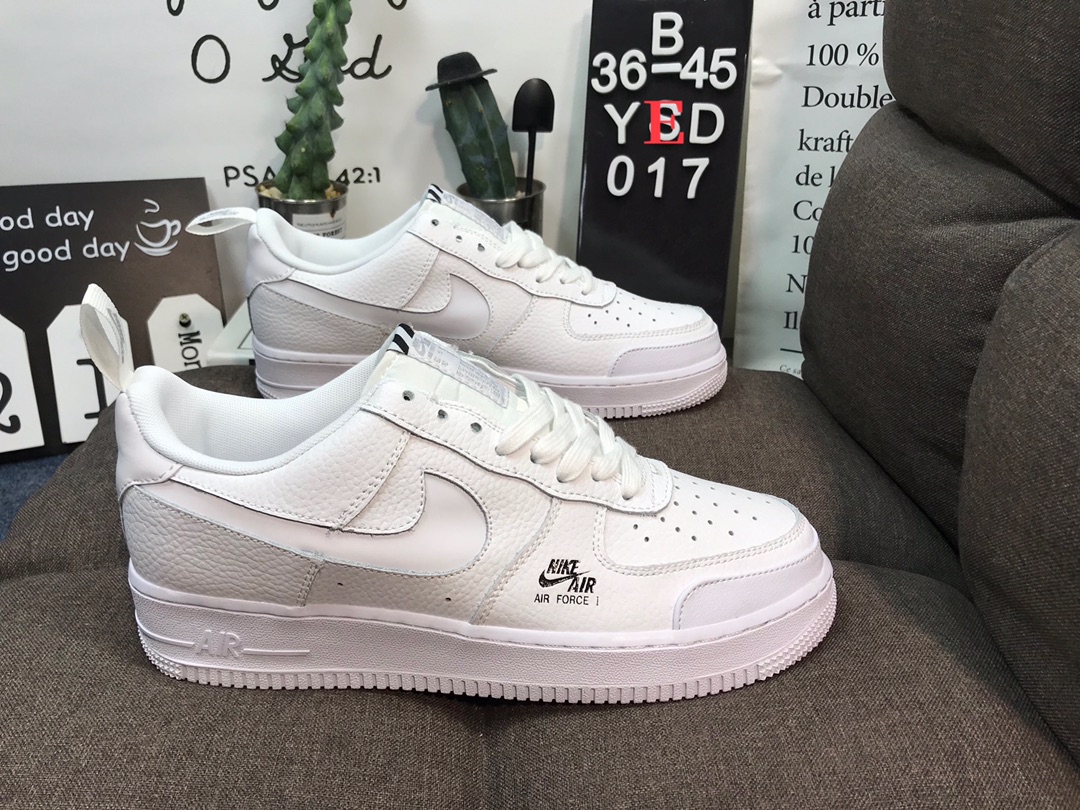 Nike 耐克 Air Force 1 LV8 2 空军 透明Logo 情侣时尚板鞋YED017