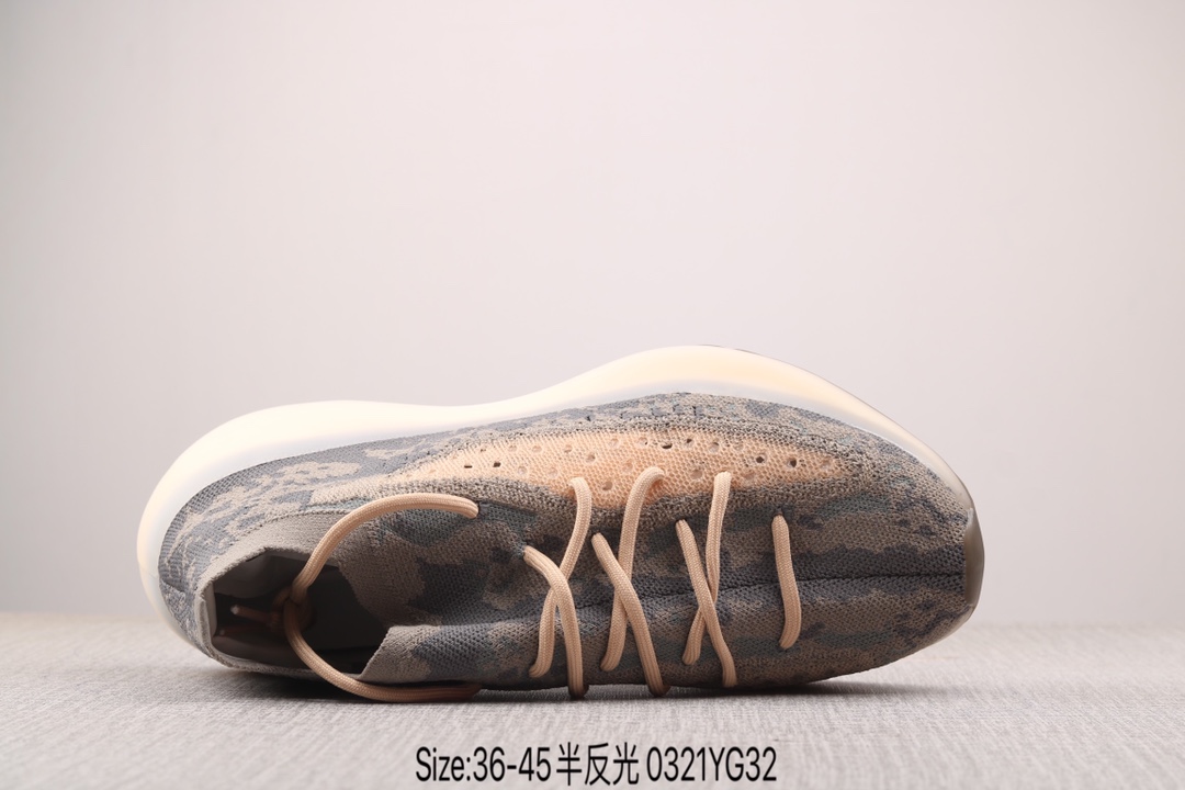 Adidas Yeezy Boost 380 V3 迷雾棕迷彩 满天星 侃爷联名限定 椰子380 夜光三代跑鞋 编码:0321YG32