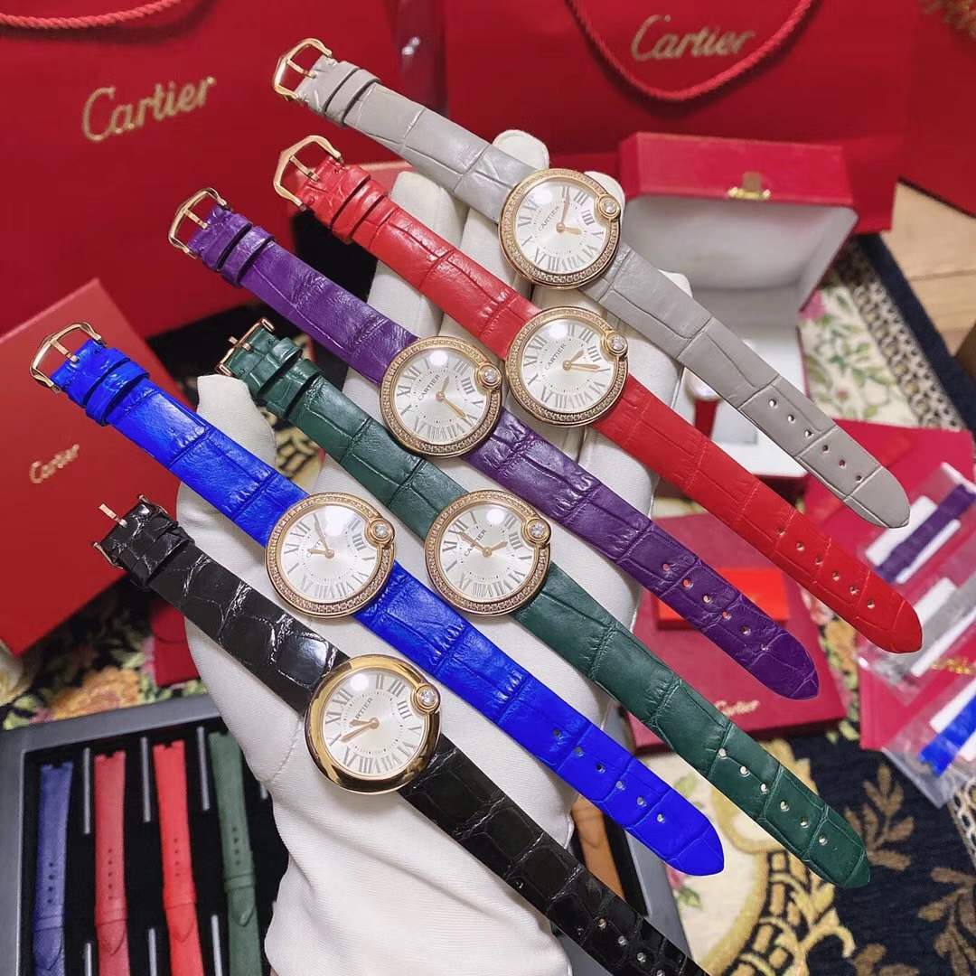 Cartier 卡地亚白气球系列女款腕表