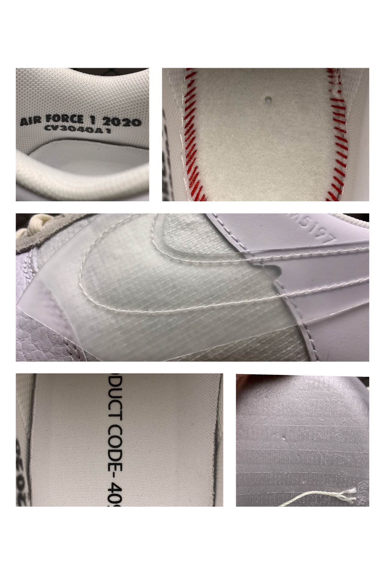 240 价格调整 Nike Air Force 1 Low ” DNA White ” 基因 CV3040-100 限定款 空军一号低帮运动休闲板鞋