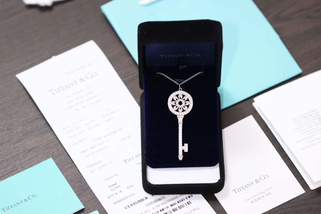 Tiffany & Co. Tiffany&Co. key 大号太阳花钥匙项链