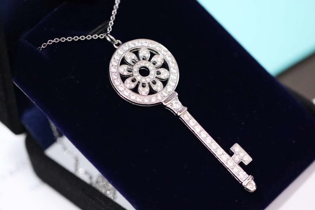 Tiffany & Co. Tiffany&Co. key 大号太阳花钥匙项链