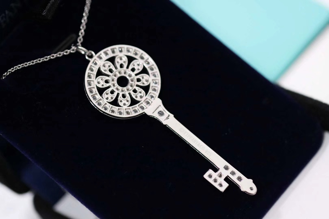 Tiffany & Co. Tiffany&Co. key 大号太阳花钥匙项链
