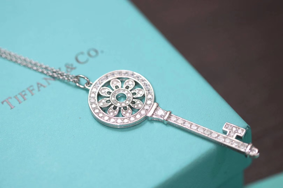 Tiffany & Co. Tiffany&Co. key 大号太阳花钥匙项链
