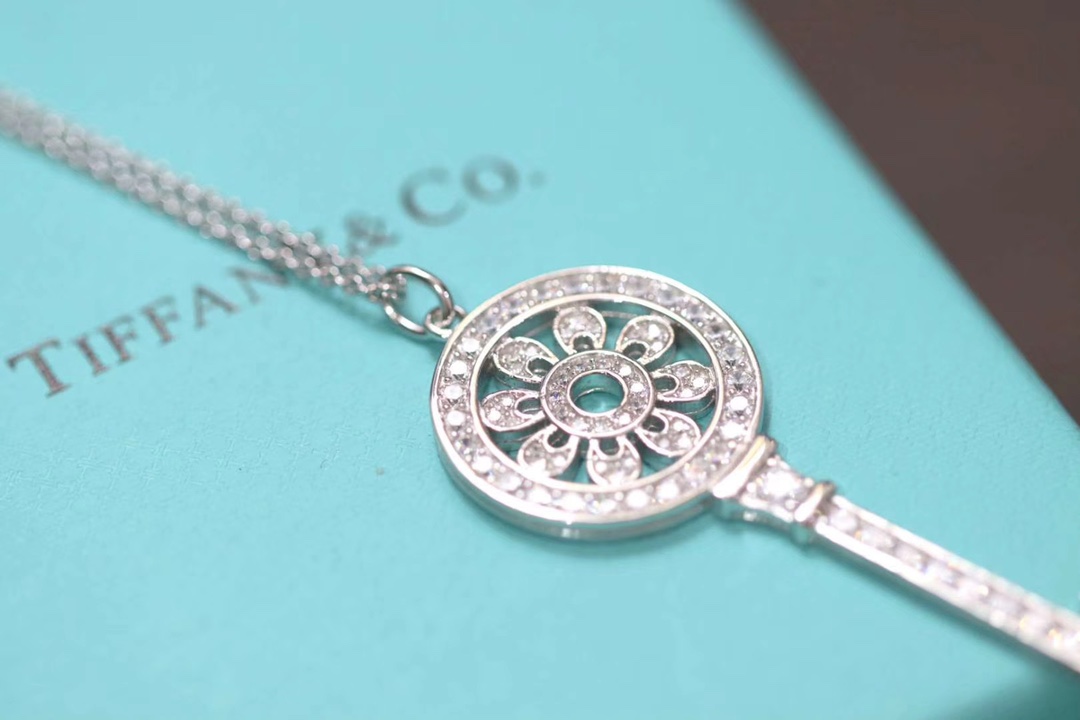 Tiffany & Co. Tiffany&Co. key 大号太阳花钥匙项链