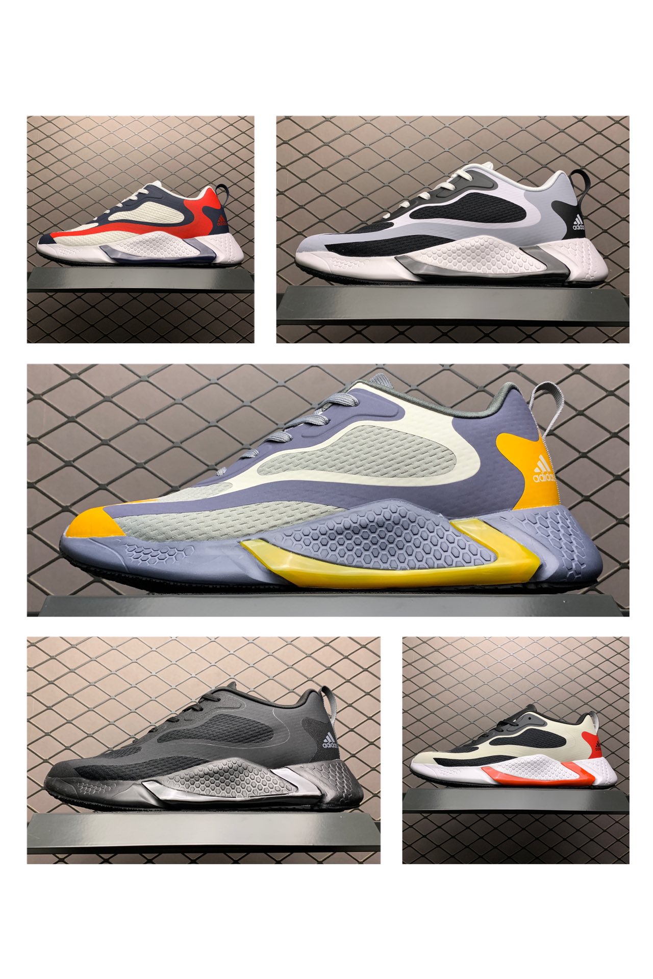 180 Adidas 阿迪达斯 AlphaBounce Instinct M  CG5572 双层加厚贾卡科技鞋面