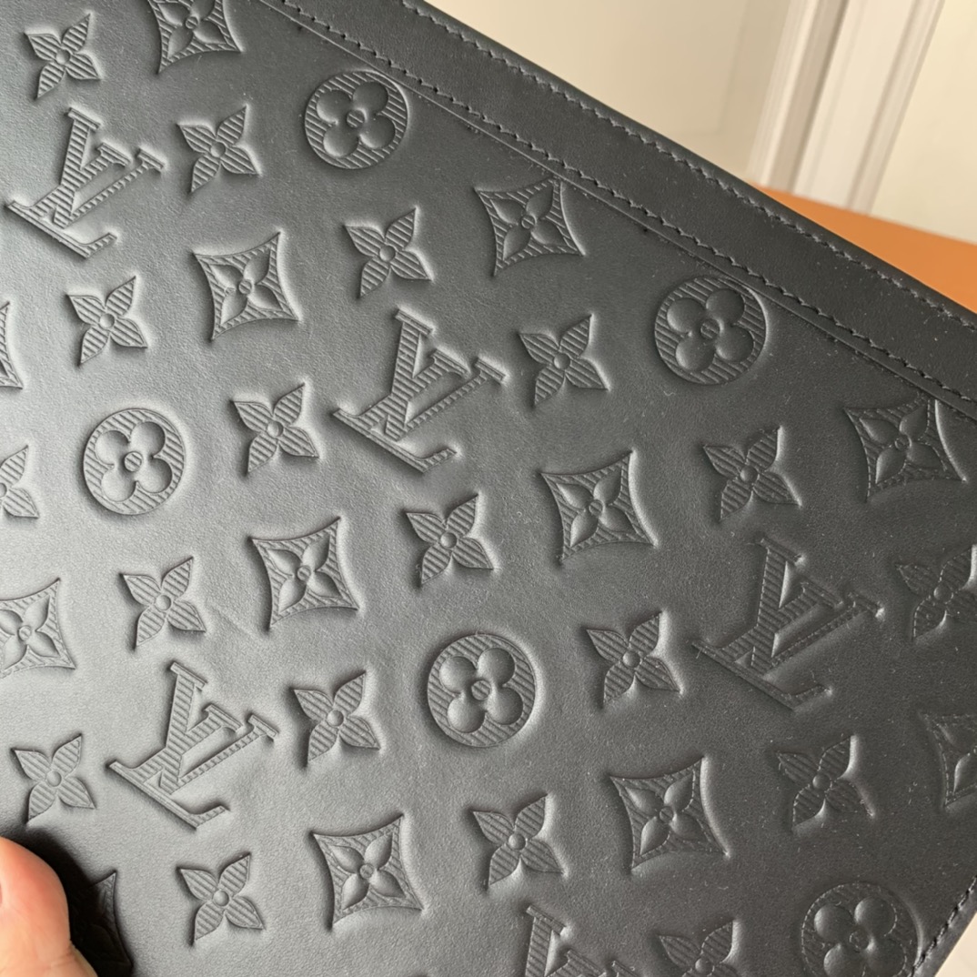 this Danube city bag is crafted from Monogram Shadow calfskin - Bag 5